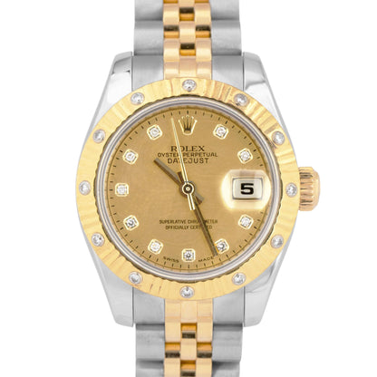 Rolex Datejust Lady Pearl-Champagne Diamond Dial 179313