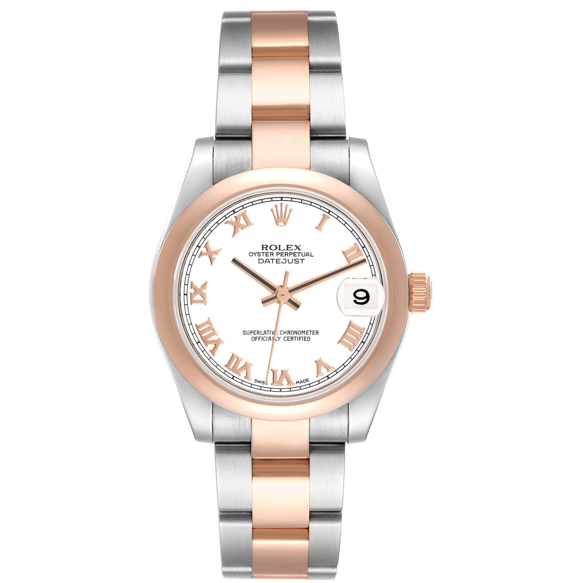 Rolex Datejust Mid-Size Pearl-White Dial 178241