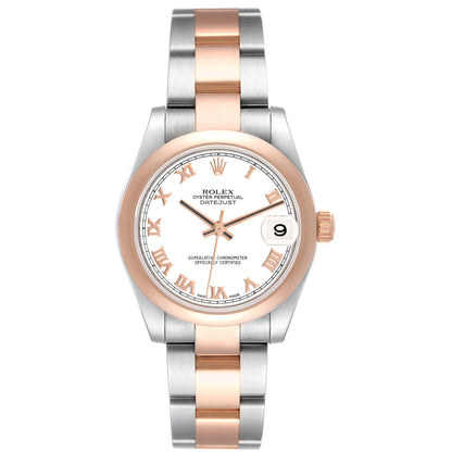 Rolex Datejust Mid-Size Pearl-White Dial 178241