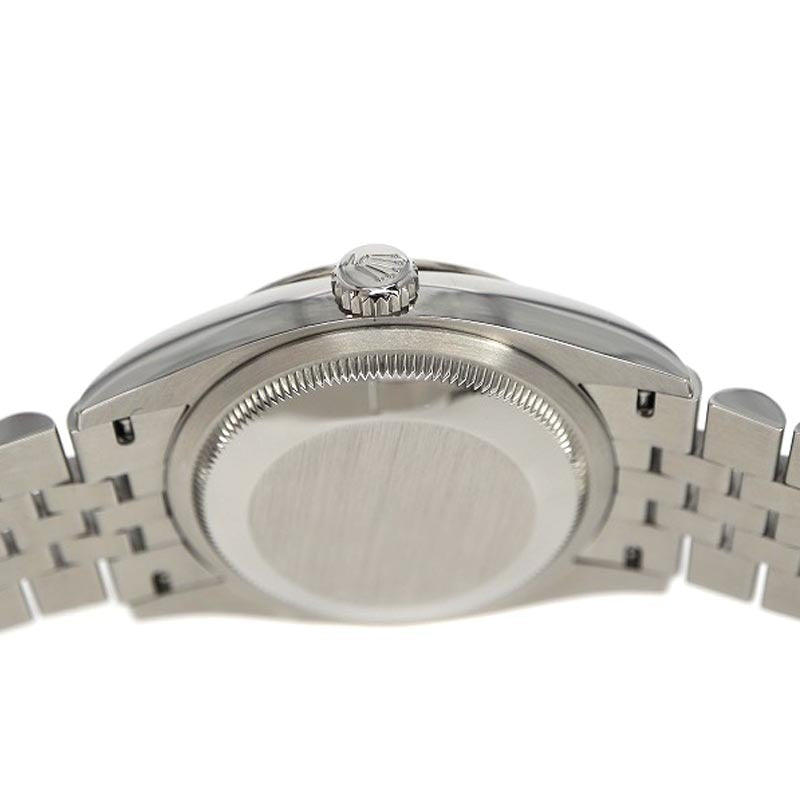 Rolex Datejust Olive Green Palm Motif Dial 36Mm Jubilee Stainless Steel Watch 126234