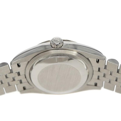 Rolex Datejust Olive Green Palm Motif Dial 36Mm Jubilee Stainless Steel Watch 126234