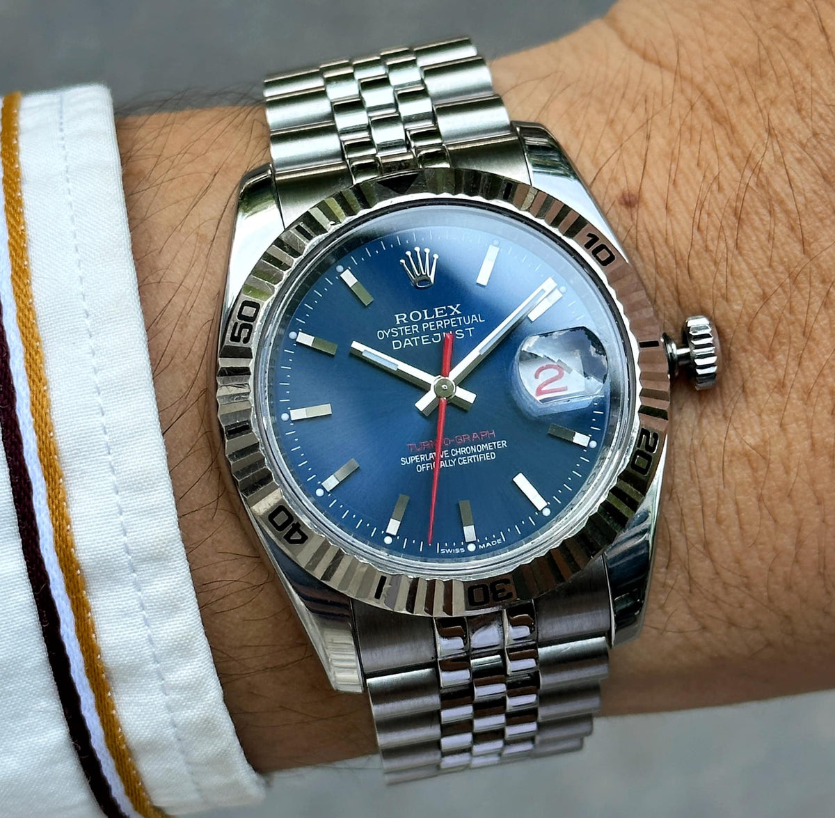 Rolex Datejust Turn O Graph 116264