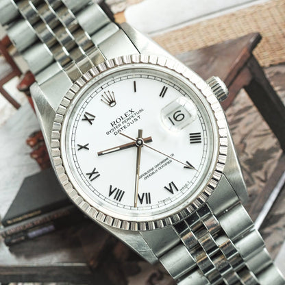 Rolex Datejust White 16220