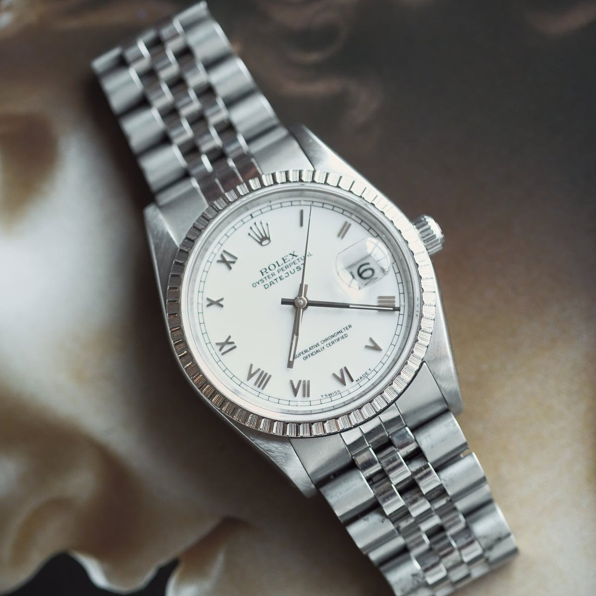 Rolex Datejust White 16220