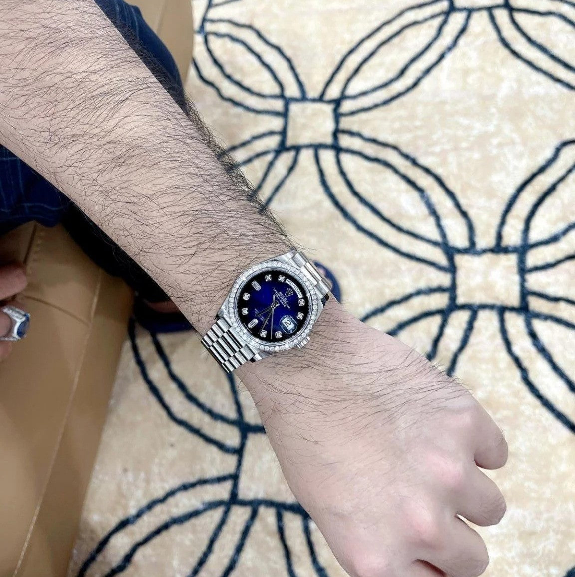 Rolex Day Date 128396Tbr 36Mm Blue