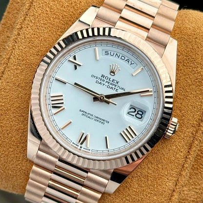 Rolex Day-Date 40 2022 White Dial
