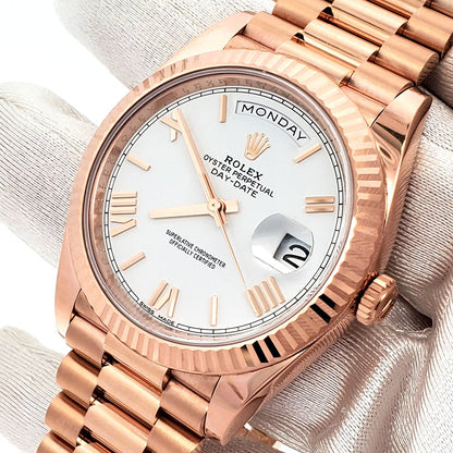 Rolex Day-Date 40 2022 White Dial