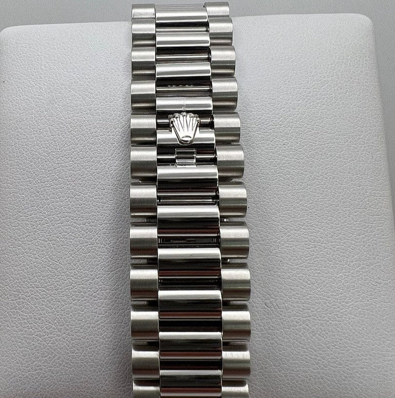 Rolex Day Date 40 Mm Platinum Olive Green M228396Tbr 0020