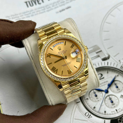 Rolex Day Date 40 Mm Yellow Gold Champagne Colour M228348Rbr 0003