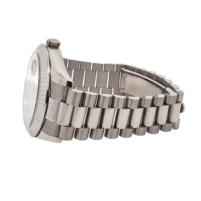 Rolex Day Date Ii Silver 218239