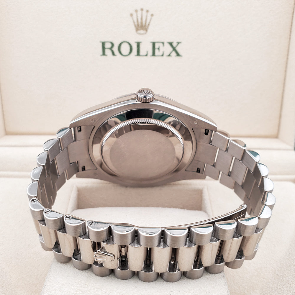 Rolex Day Date Ii Silver 218239