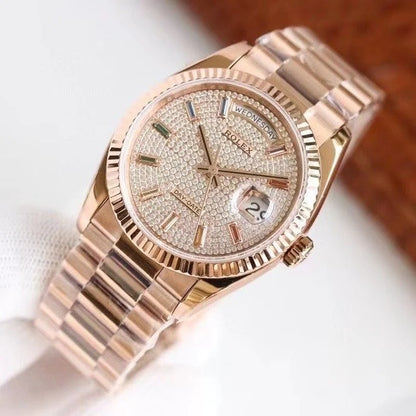 Rolex Day-Date M228235-0036 Everose Gold Mens Watch 40Mm