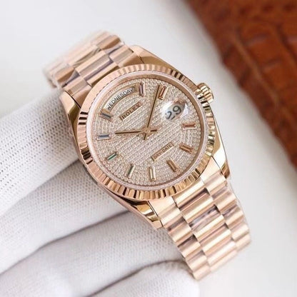 Rolex Day-Date M228235-0036 Everose Gold Mens Watch 40Mm
