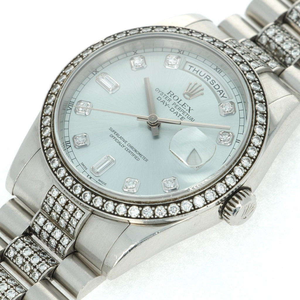 Rolex Day-Date Ref. 118346 Platinum and Diamond