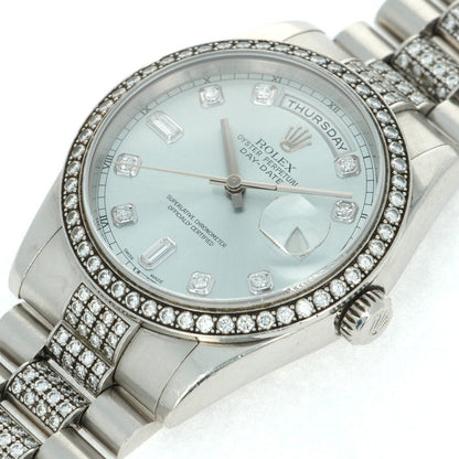 Rolex Day-Date Ref. 118346 Platinum and Diamond