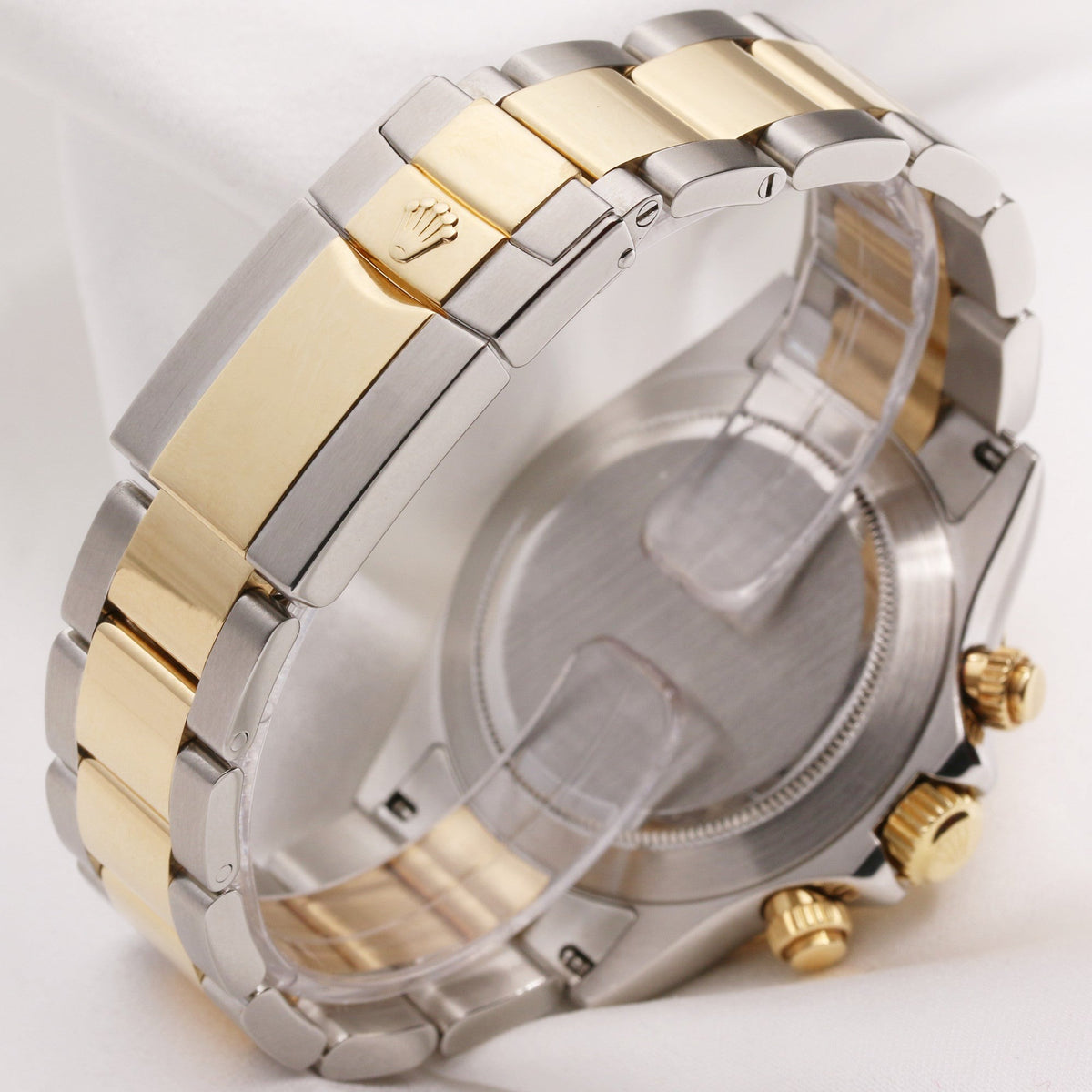 Rolex Daytona 116523-WHTD White Diamond Gold Subdials Yellow Gold Stainless Steel