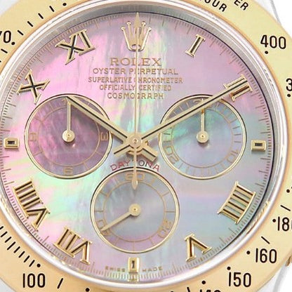 Rolex Daytona 116523 Yellow Gold Oyster Dark Brown Roman Numerals Dial