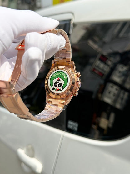 Rolex Daytona Cosmograph Oyster 40 Mm Everose Gold Sundust And Bright Black Dial Oyster Bracelet M126505 0003
