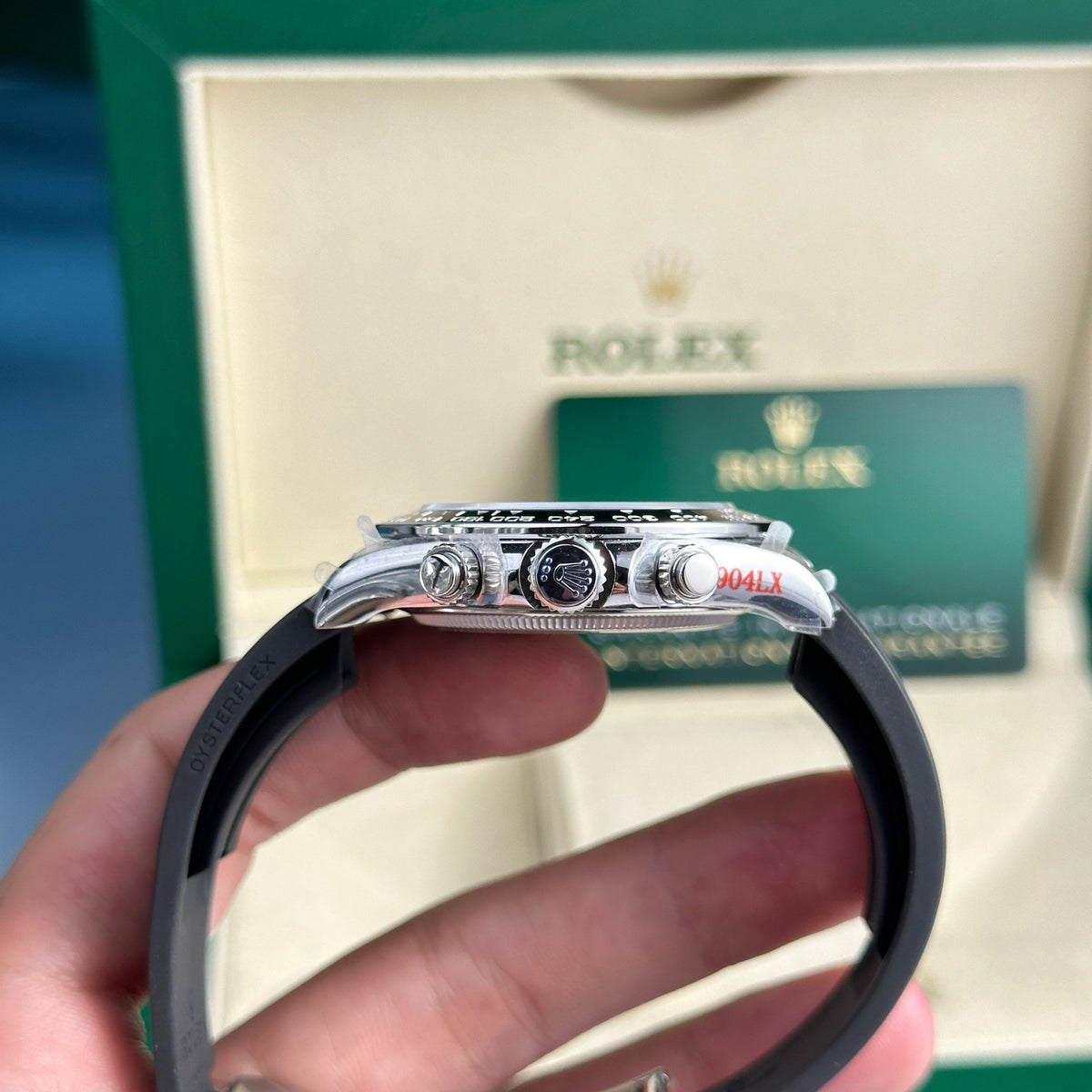 Rolex Daytona Cosmograph Oyster 40 Mm White Gold Bright Black And Steel Diamond Set Dial M126519Ln 0004