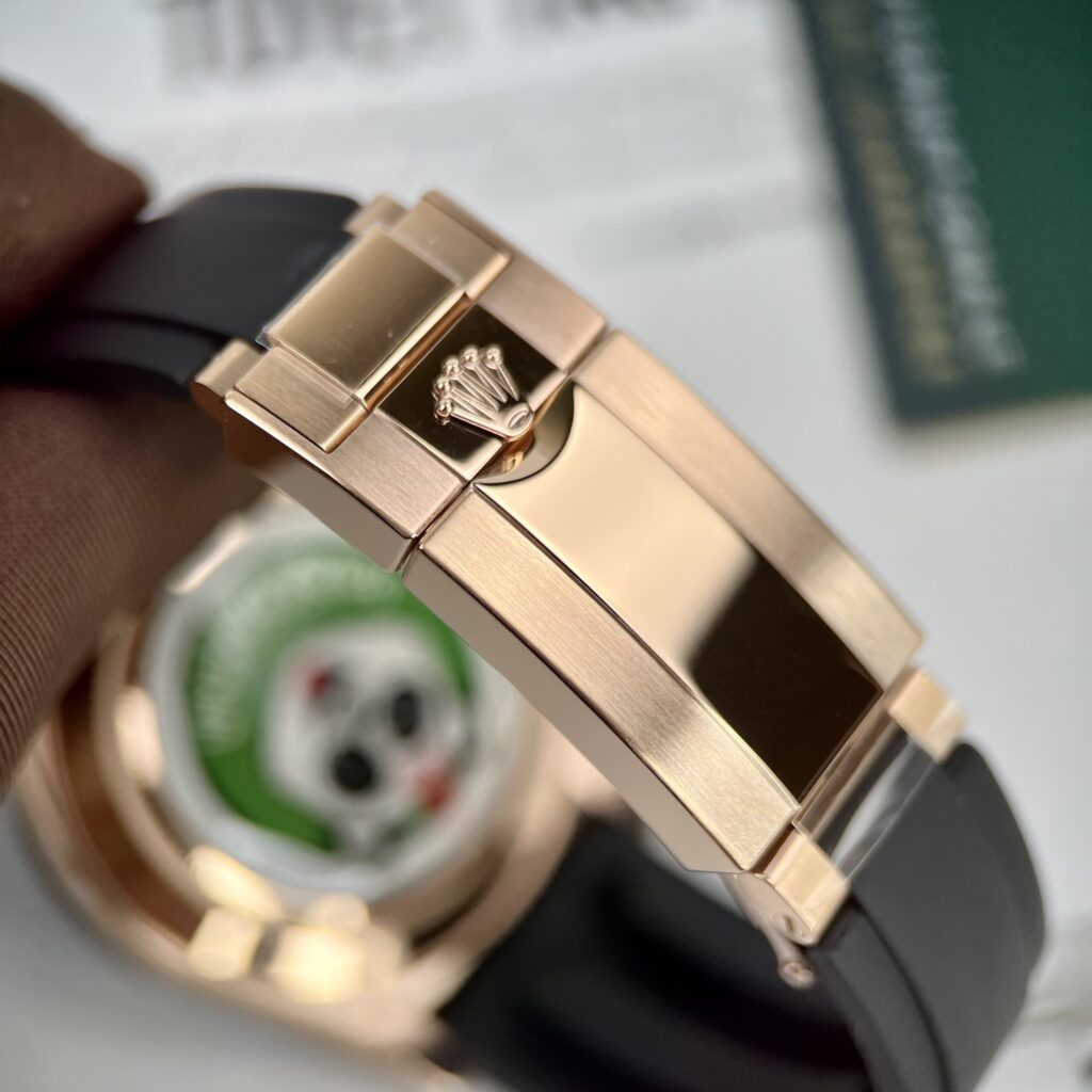 Rolex Daytona Rose Gold Oysterflex Black Dial 116515LN