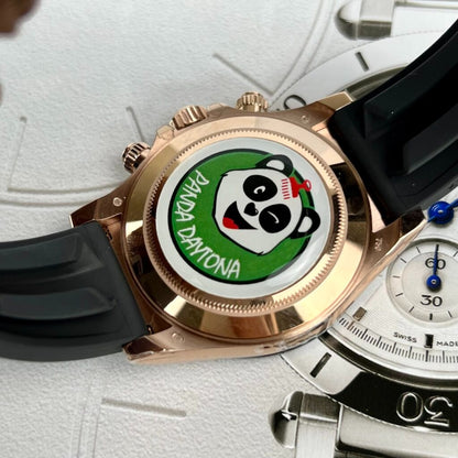 Rolex Daytona Rose Gold Oysterflex Black Dial 116515LN