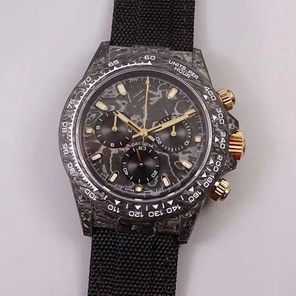 Rolex DiW Carbon Daytona Black and Gold