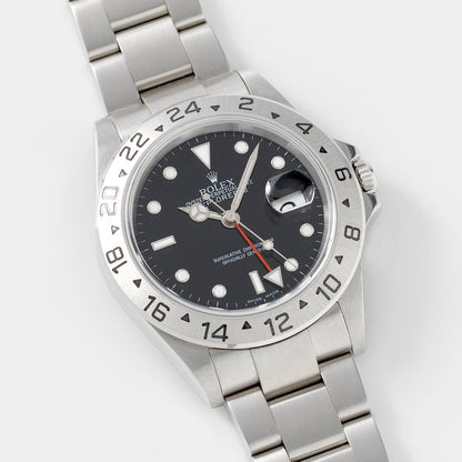 Rolex Explorer II 16570 Stainless Steel Black Dial 40MM Mens