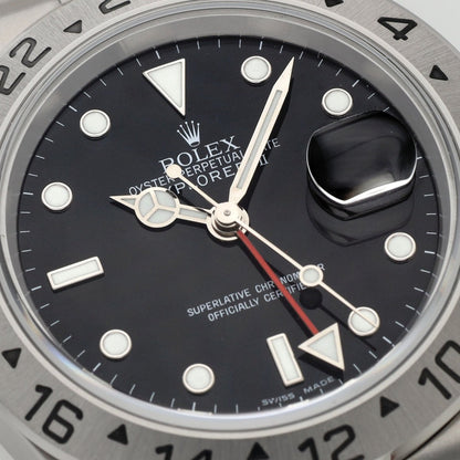 Rolex Explorer II 16570 Stainless Steel Black Dial 40MM Mens