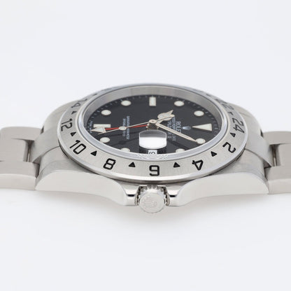 Rolex Explorer II 16570 Stainless Steel Black Dial 40MM Mens