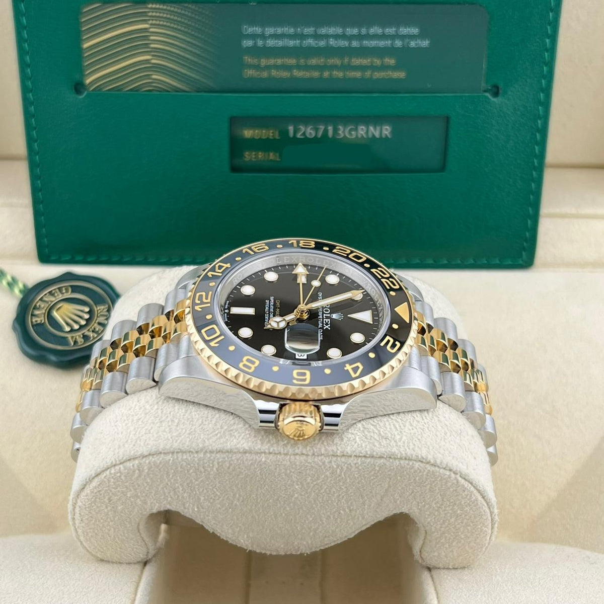 Rolex GMT-Master II 40mm Two-Tone Black Dial 2023 M126713GRNR-0001