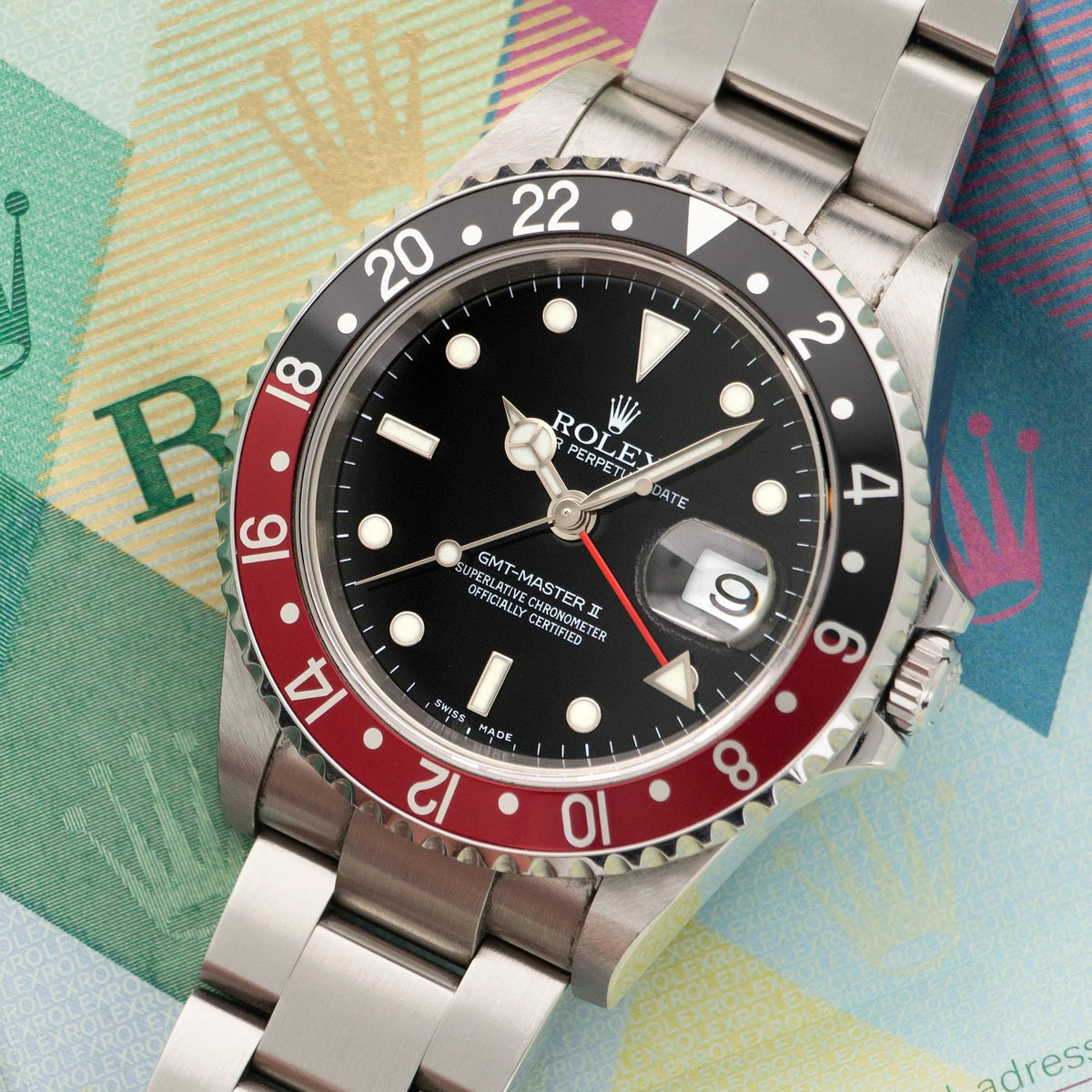 Rolex Gmt Master Ii 16710 Black Coke