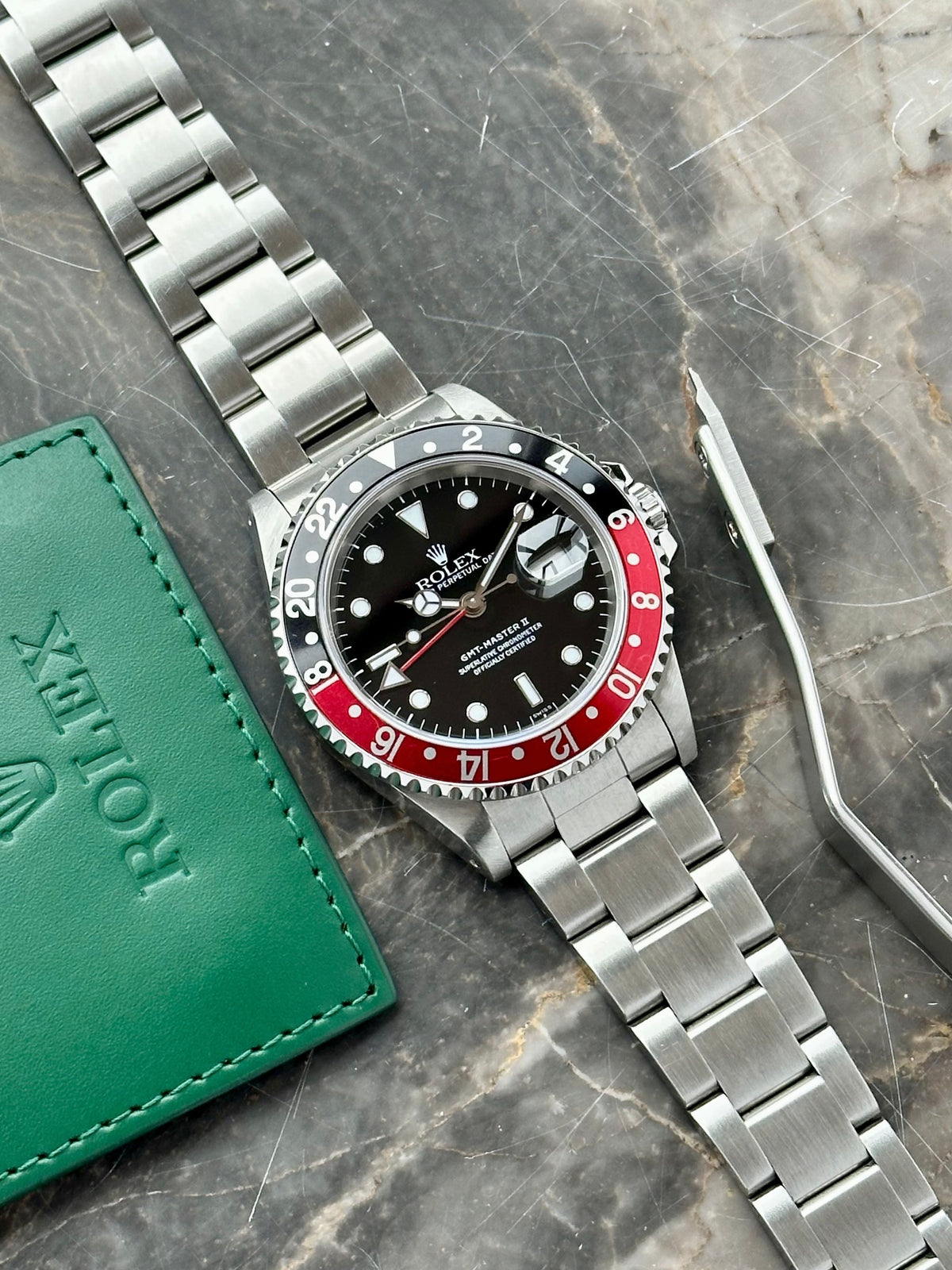 Rolex Gmt-Master Ii Automatic Chronometer Black Dial Men Watch 40Mm