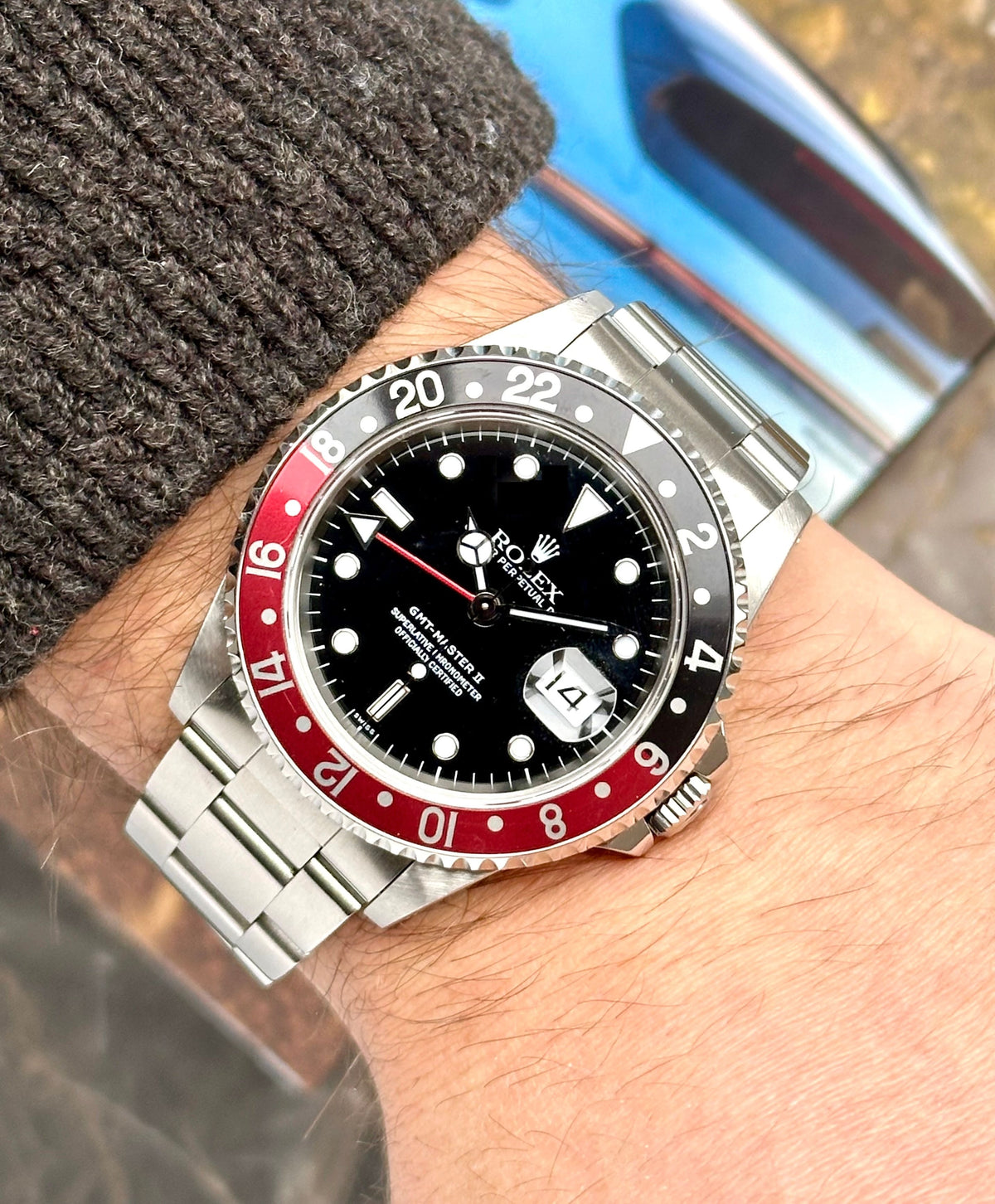 Rolex Gmt-Master Ii Automatic Chronometer Black Dial Men Watch 40Mm