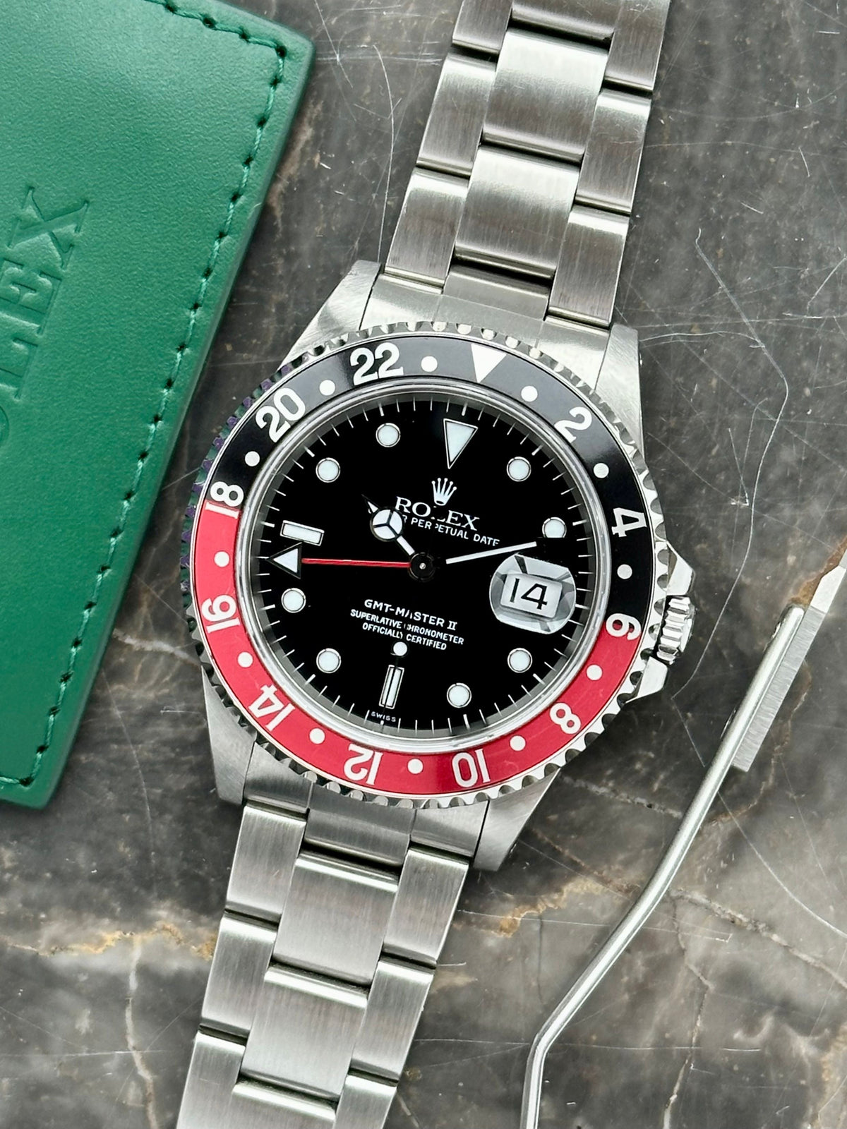 Rolex Gmt-Master Ii Automatic Chronometer Black Dial Men Watch 40Mm