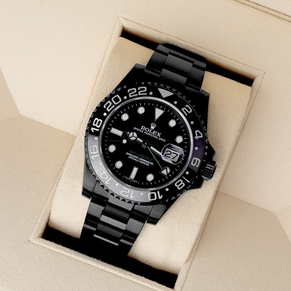 Rolex Gmt Master Ii Full Pvd Pro Hunter Edition