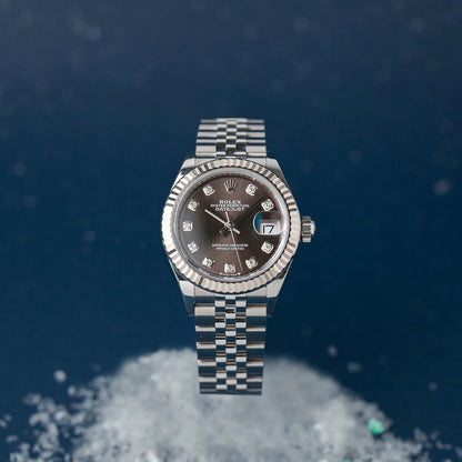 Rolex Lady Datejust 279139Rbr 28Mm Dark Grey