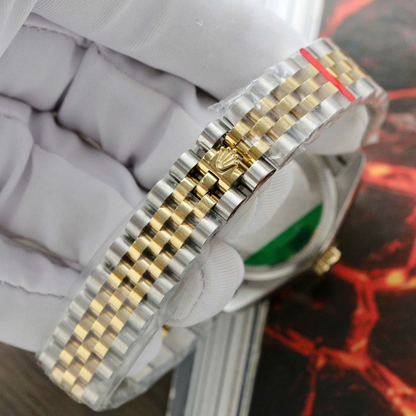Rolex Lady Datejust Champagne Diamond Dial Steel And 18K Yellow Gold Automatic Watch