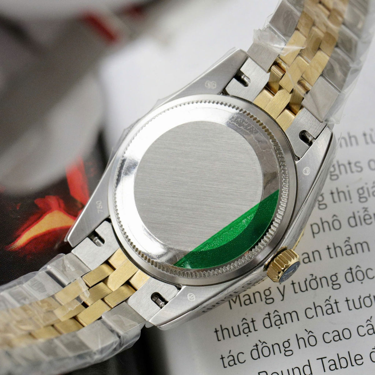 Rolex Lady Datejust Champagne Diamond Dial Steel And 18K Yellow Gold Automatic Watch