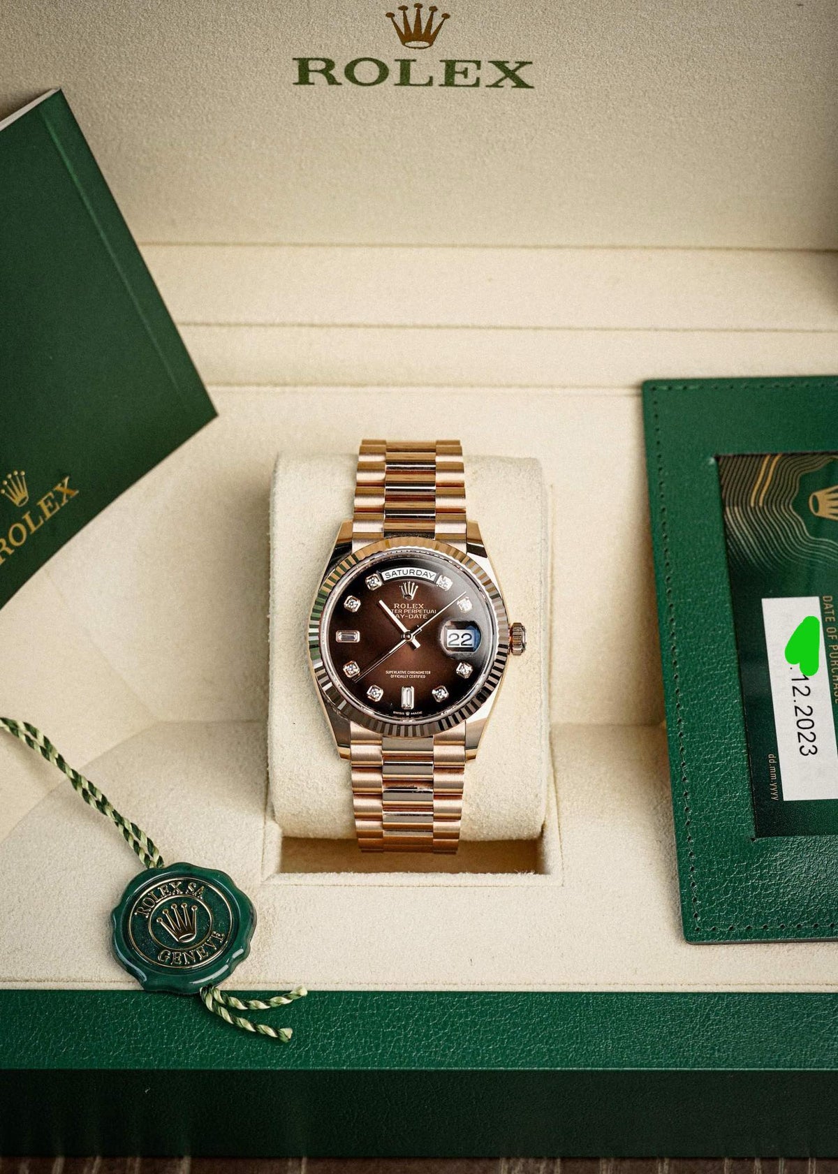 Rolex Oyster Perpetual 128235-0037 Day-Date 36