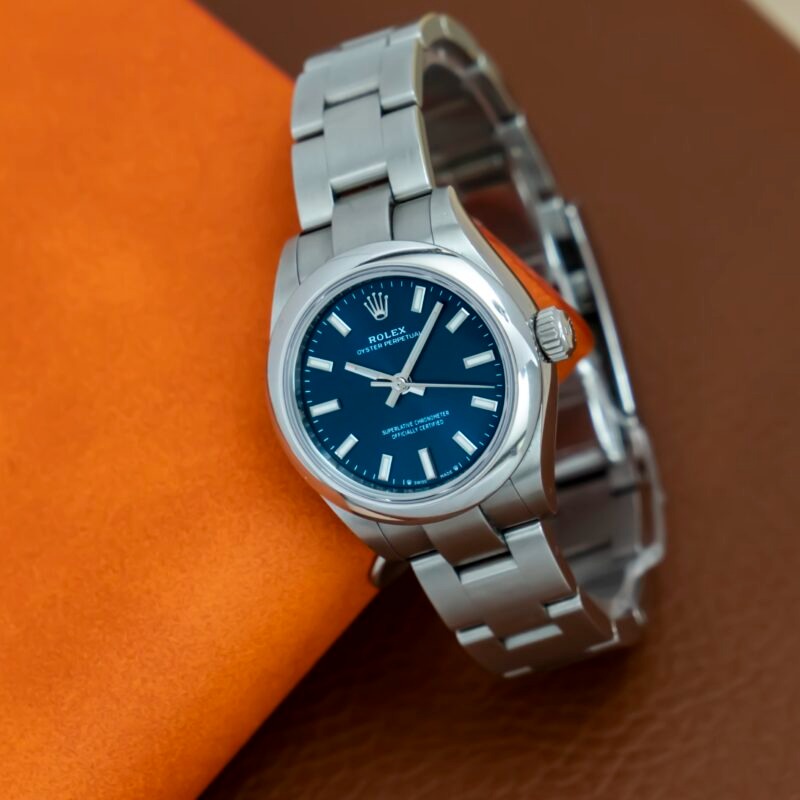 Rolex Oyster Perpetual 28Mm Blue