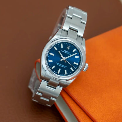 Rolex Oyster Perpetual 28Mm Blue
