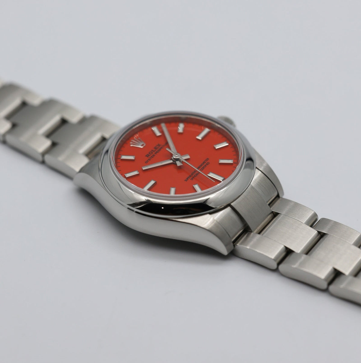 Rolex Oyster Perpetual 31Mm Coral Red