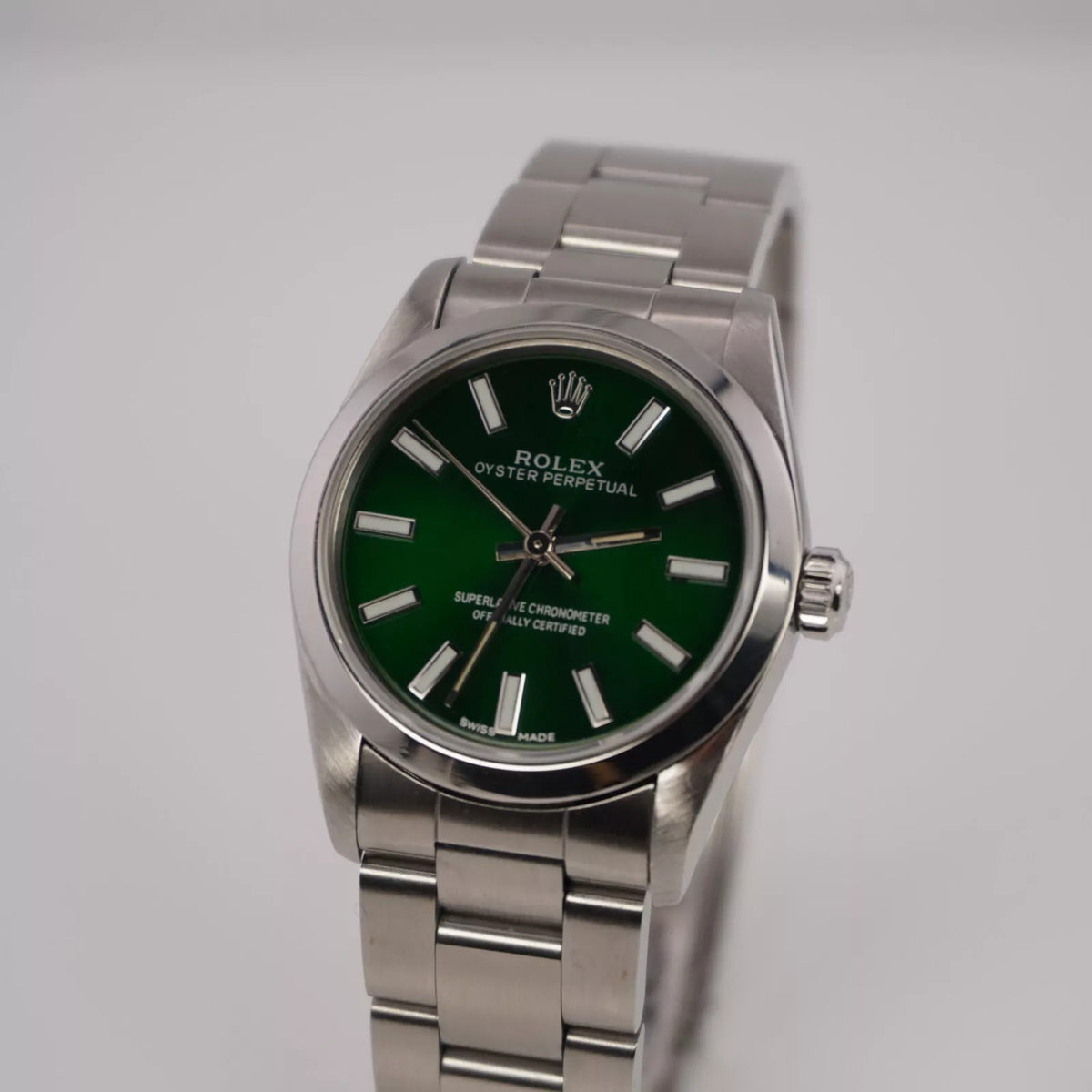 Rolex Oyster Perpetual 31Mm Green