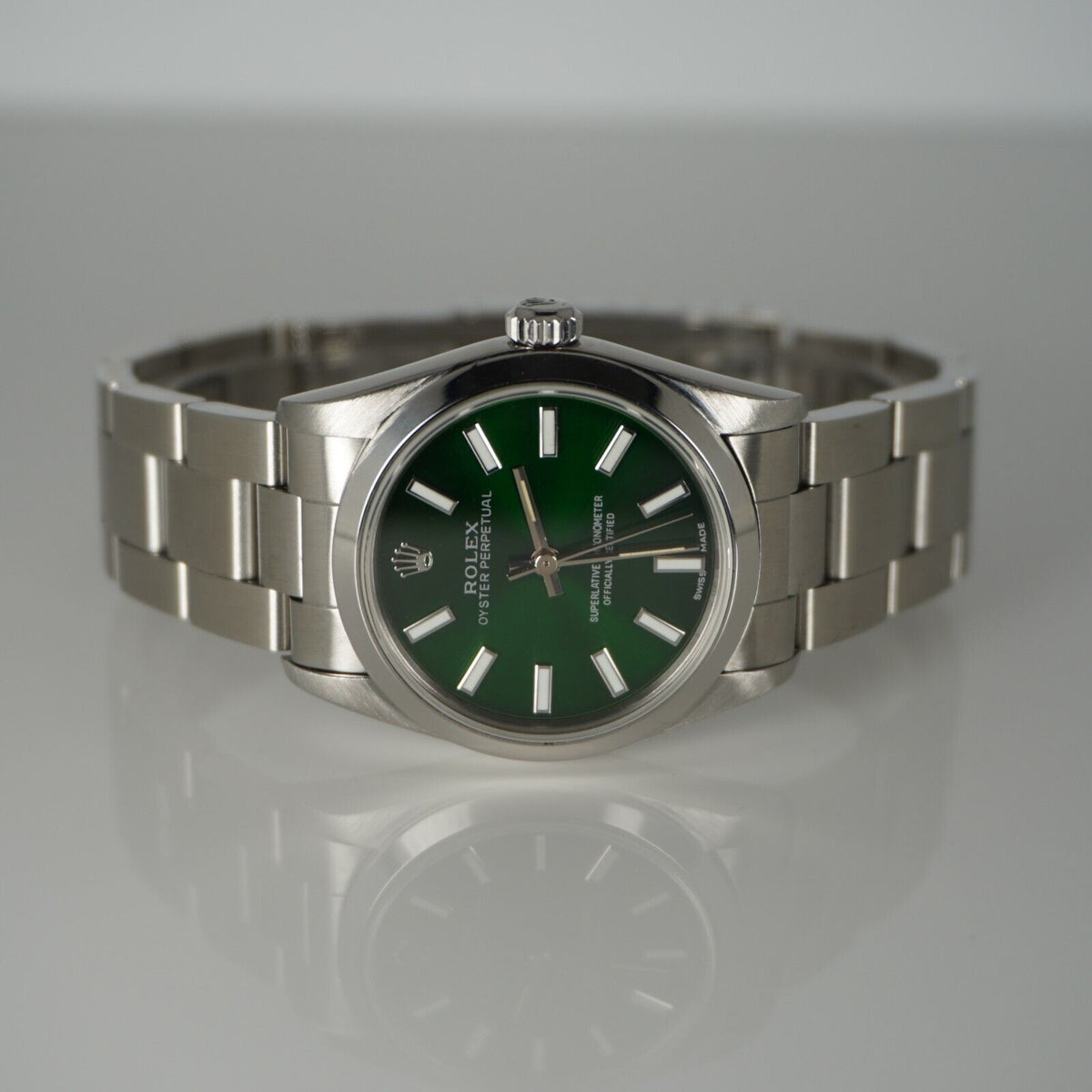 Rolex Oyster Perpetual 31Mm Green