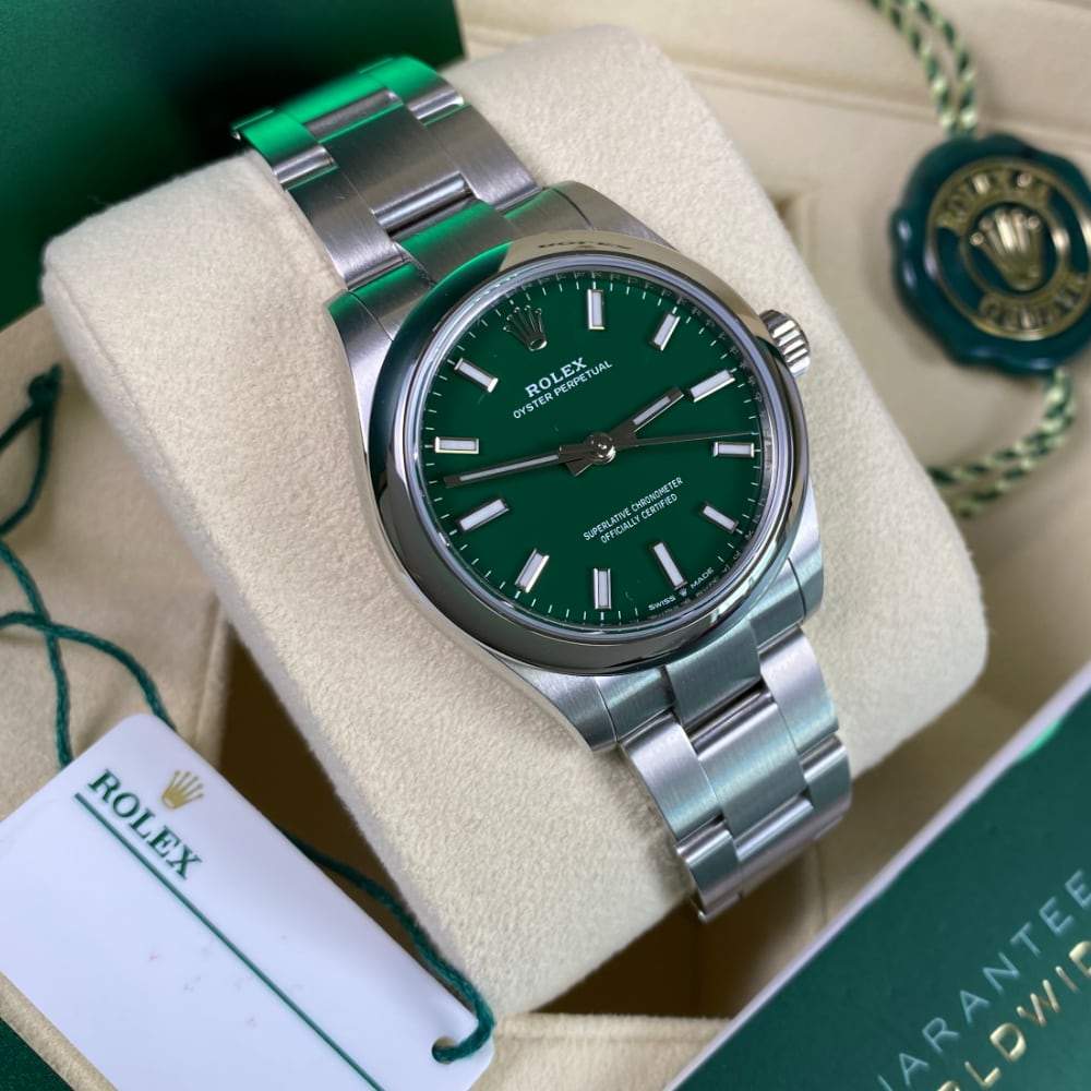Rolex Oyster Perpetual 31Mm Green