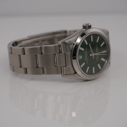 Rolex Oyster Perpetual 31Mm Green