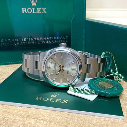 Rolex Oyster Perpetual 31Mm Silver