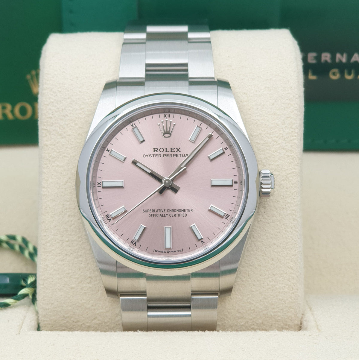 Rolex Oyster Perpetual 34Mm Candy Pink