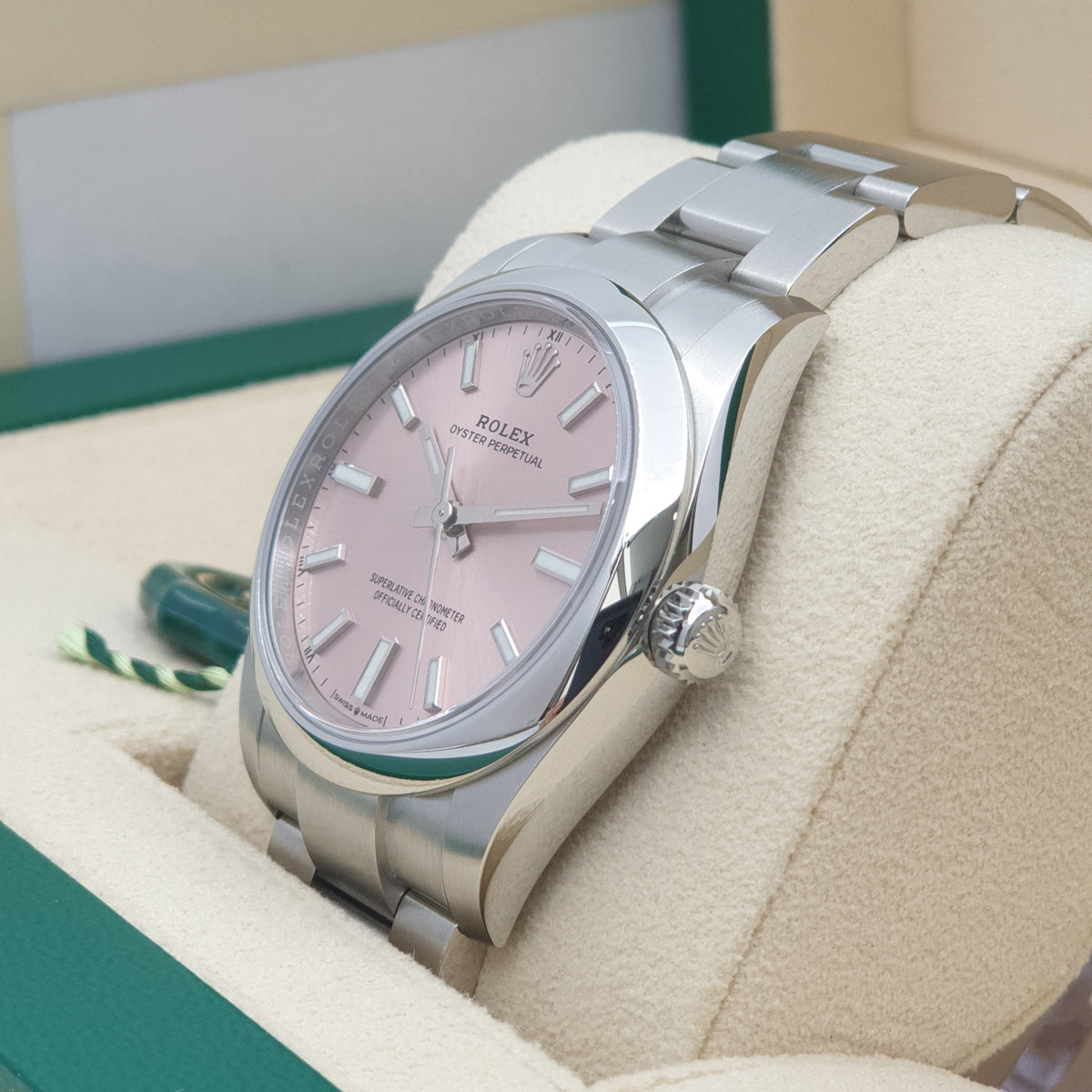Rolex Oyster Perpetual 34Mm Candy Pink