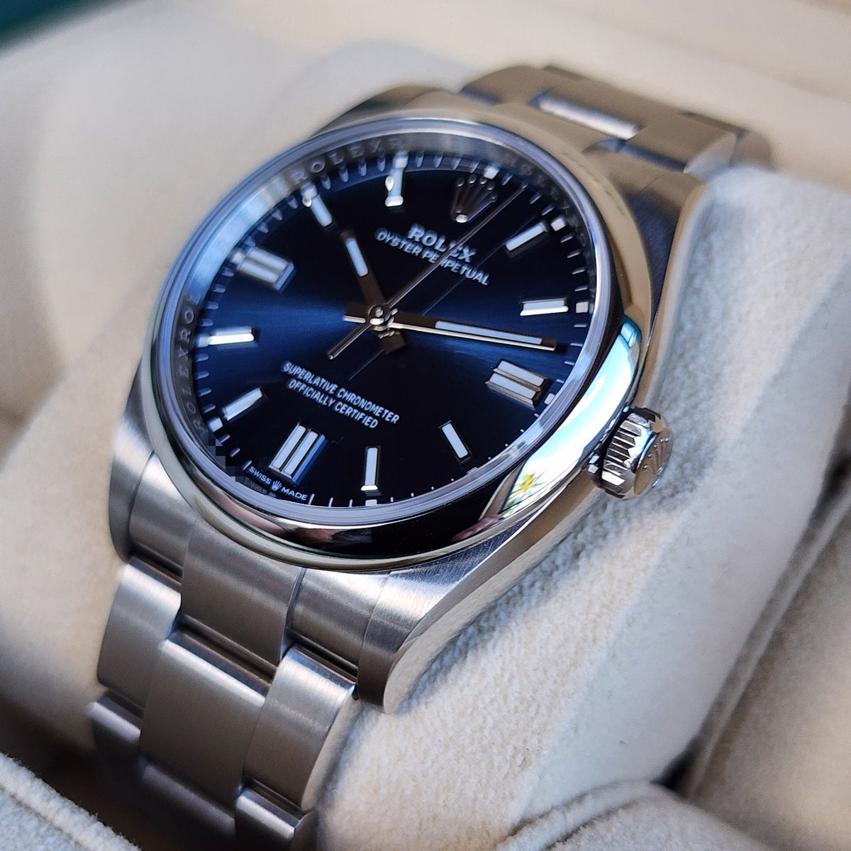 Rolex Oyster Perpetual 36Mm Blue